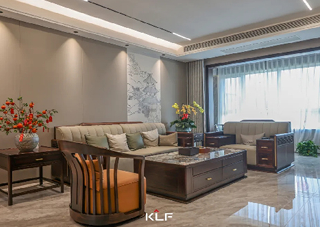 KLF全屋記 | 138㎡現(xiàn)代新中式之家，勾勒古典國風(fēng)雅韻